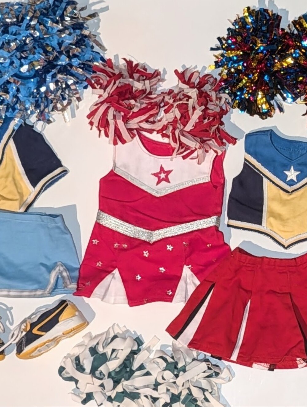 American Girl & Other Brand Mix n Match Cheerleaders Lot